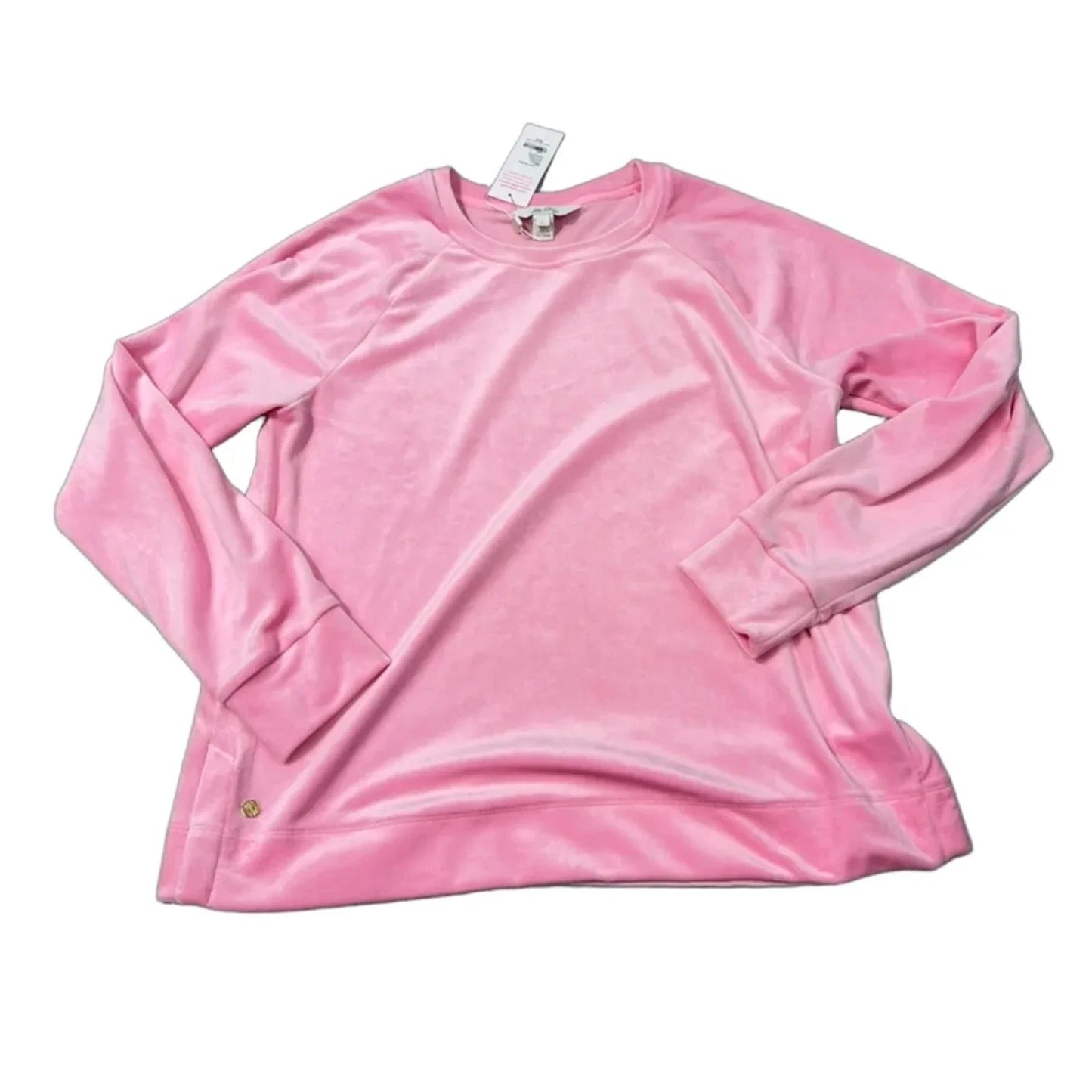 New! Top Long Sleeve Designer By Lilly Pulitzer In Pink, Size: L