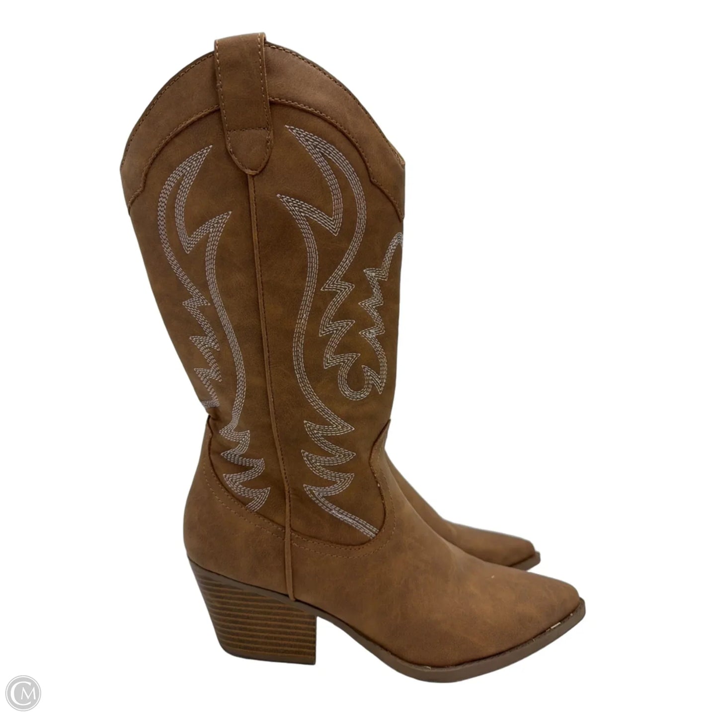 Boots Western By Indigo Rd In Brown, Size: 8