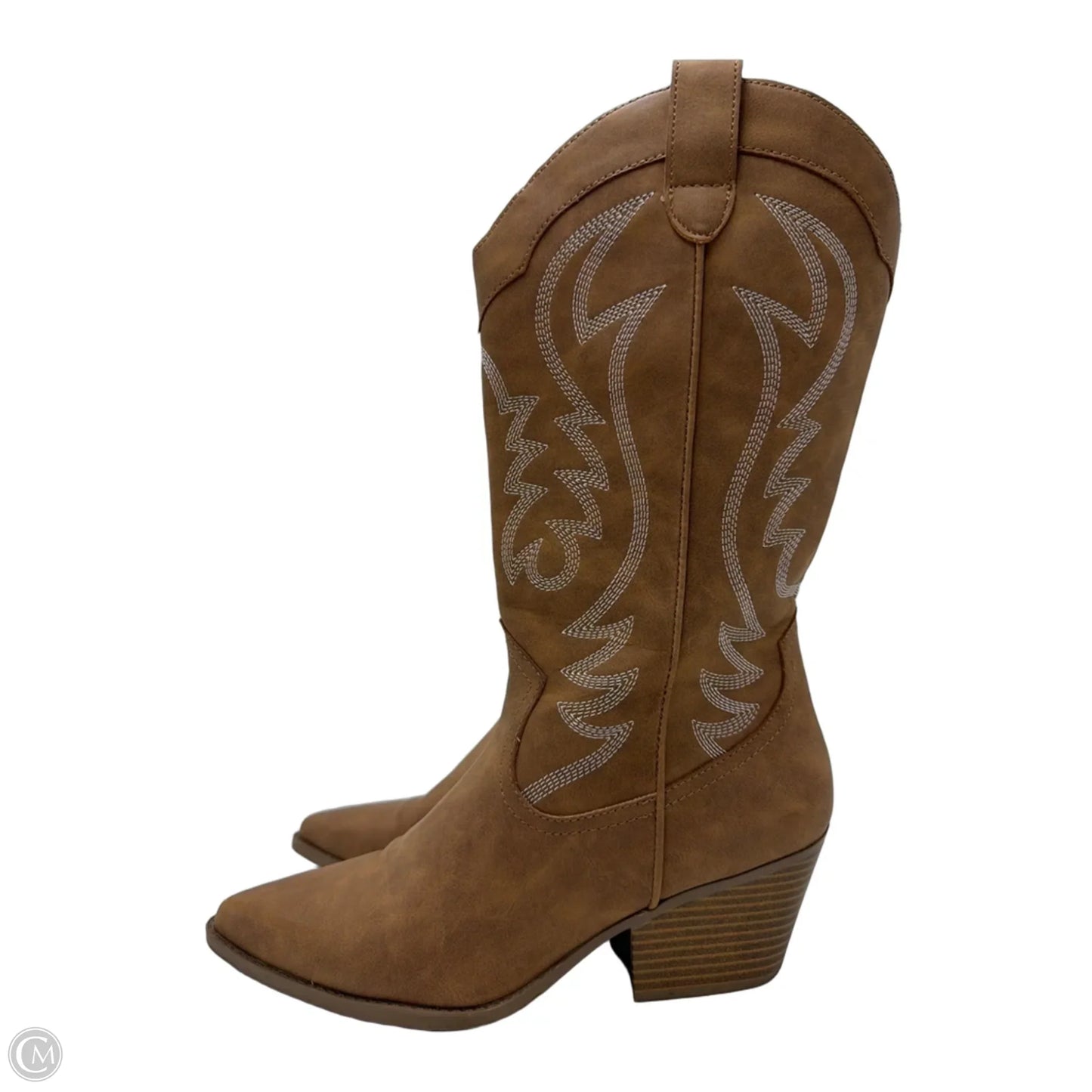Boots Western By Indigo Rd In Brown, Size: 8