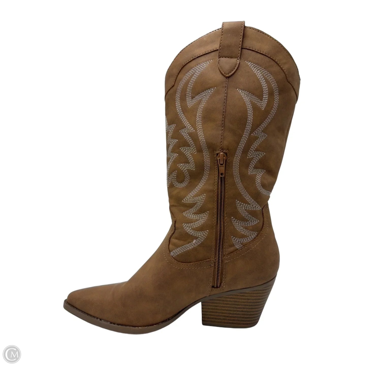 Boots Western By Indigo Rd In Brown, Size: 8