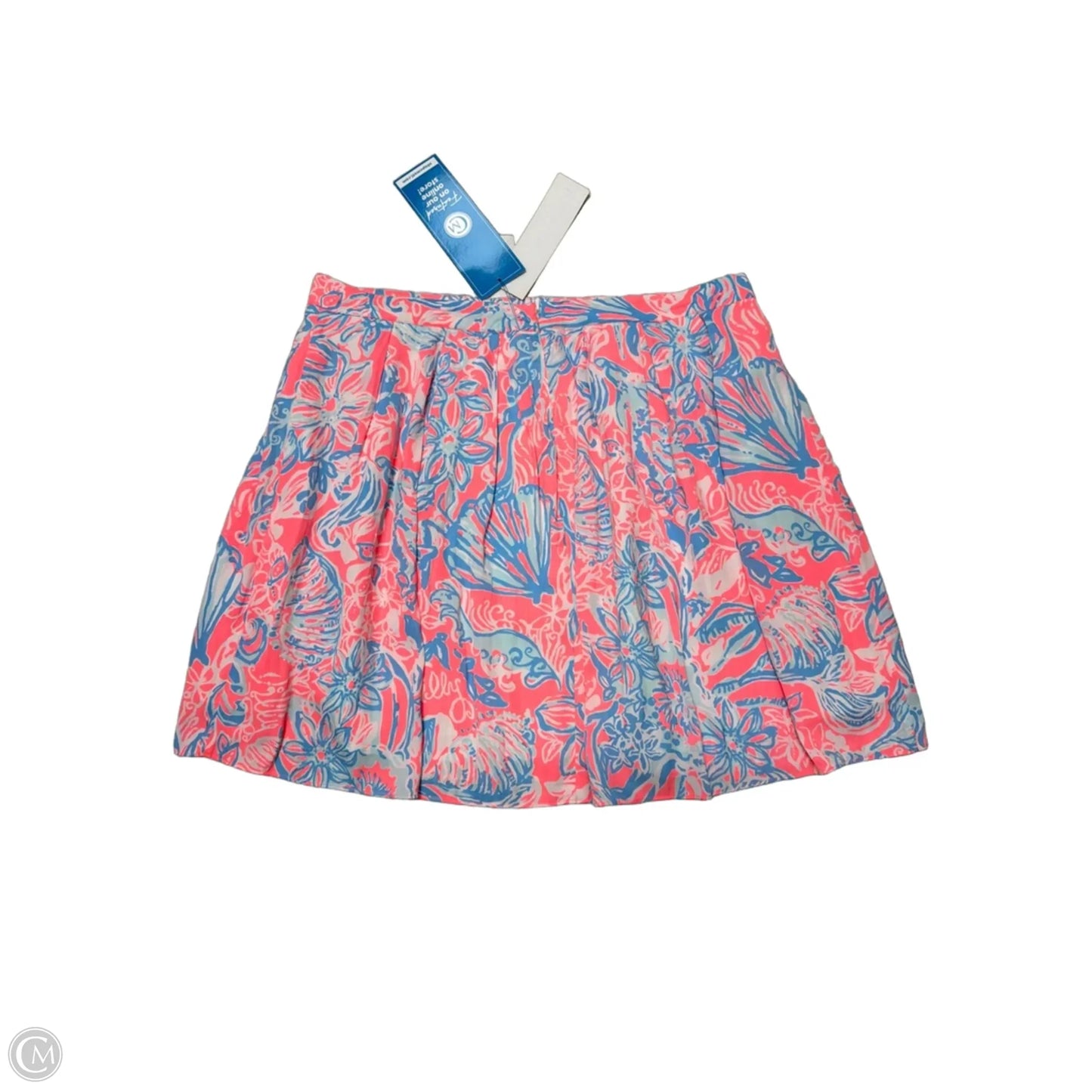 Skirt Designer By Lilly Pulitzer In Blue & Pink, Size: 10