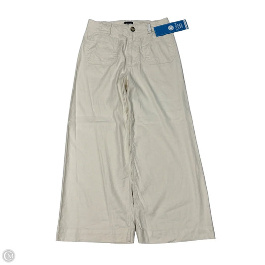 Pants Wide Leg By Maeve In Cream, Size: 8