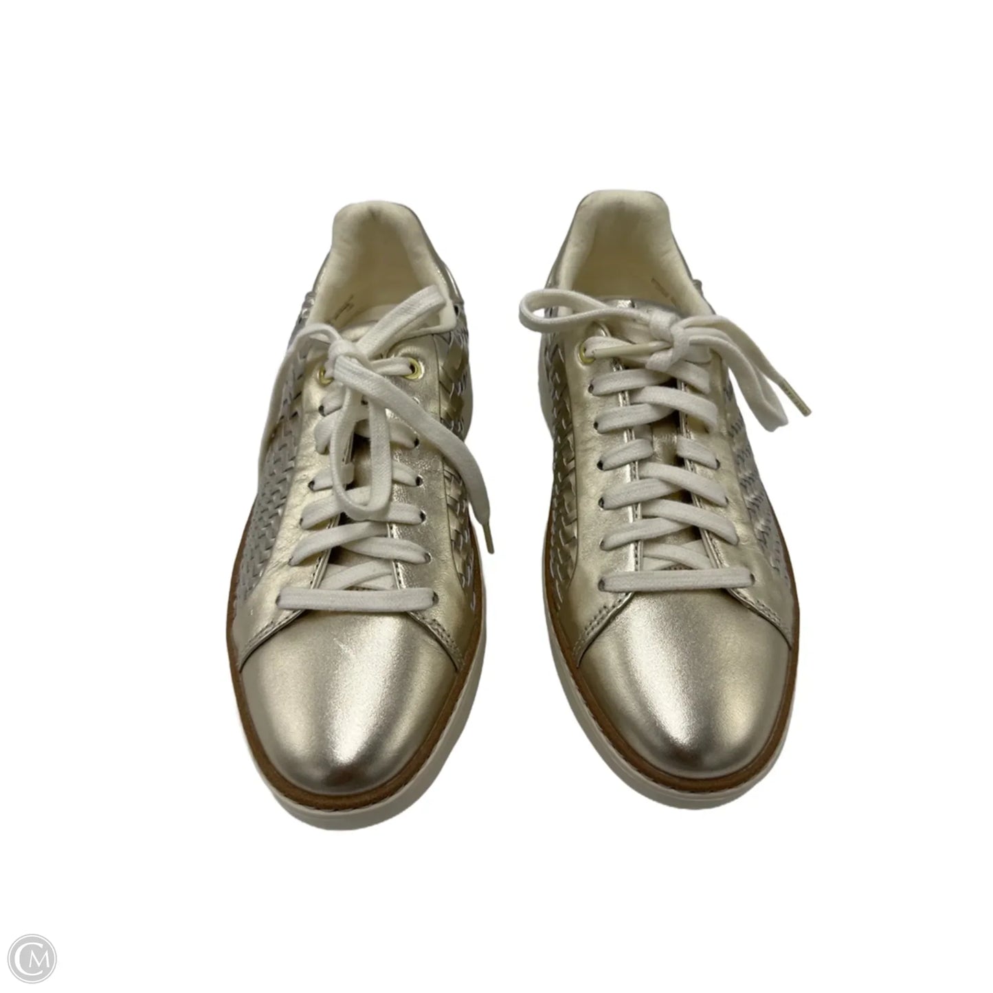 Shoes Designer By Cole-Haan In Gold, Size: 8