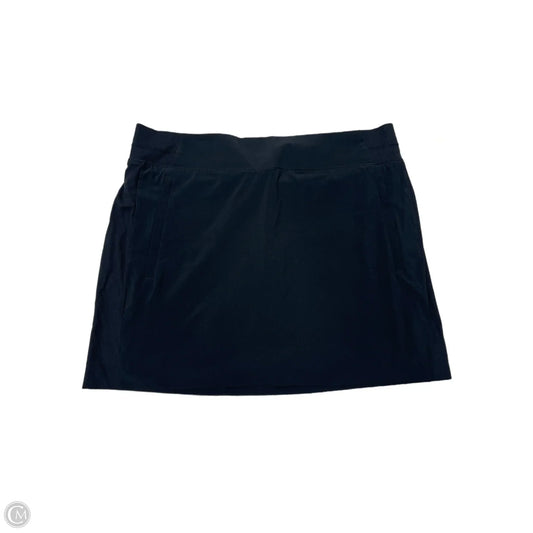 Athletic Skort By Athleta In Black, Size: L