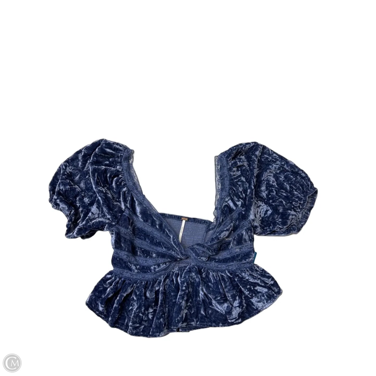 Top Short Sleeve By Free People In Blue, Size: M