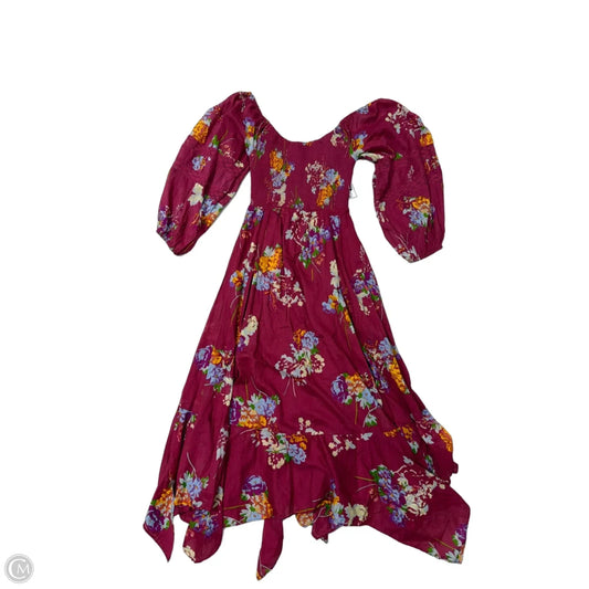 Dress Casual Maxi By Free People In Red, Size: Xs