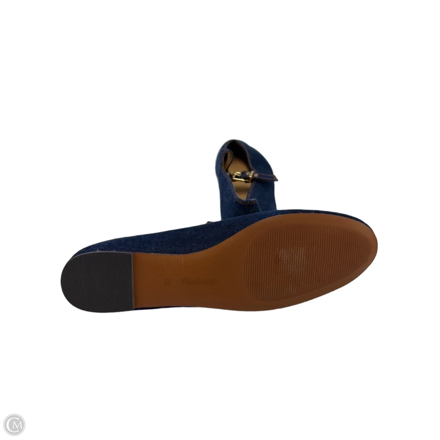 Shoes Flats By Madewell In Blue, Size: 12