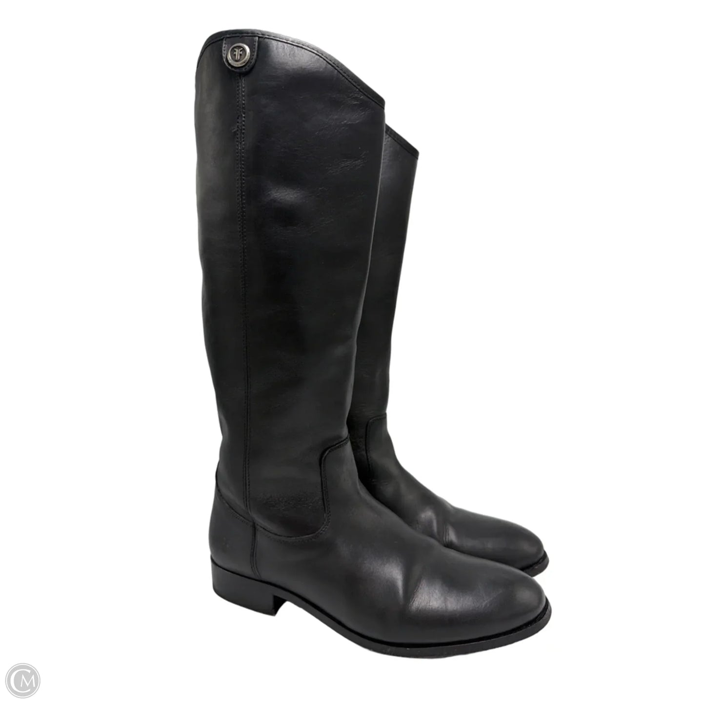Boots Designer By Frye In Black, Size: 11