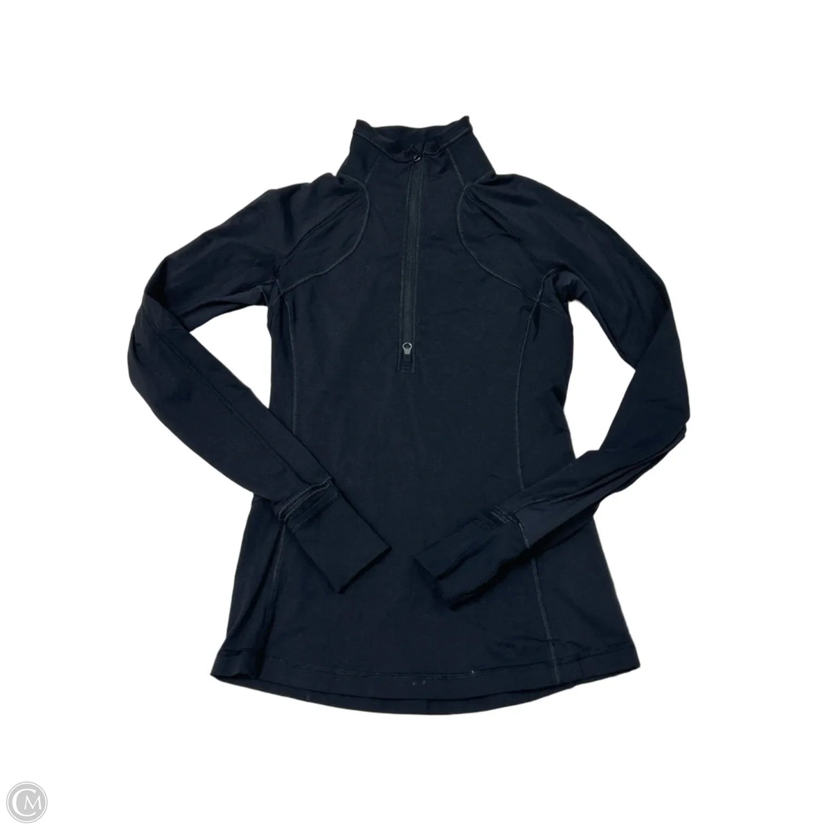 Athletic Jacket By Lululemon In Black, Size: 4