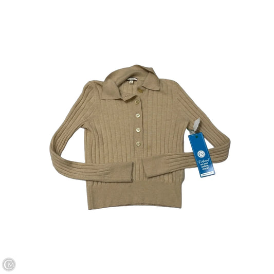 Sweater Cardigan Cashmere By J. Crew In Tan, Size: S