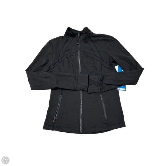 Athletic Jacket By Lululemon In Black, Size: 12