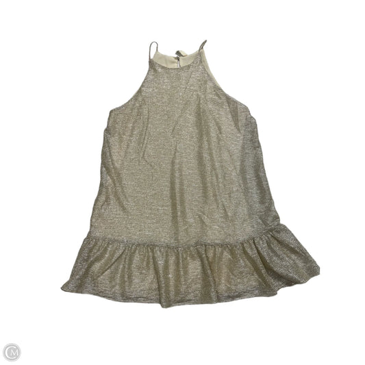 Dress Casual Short By Tyche In Gold, Size: M