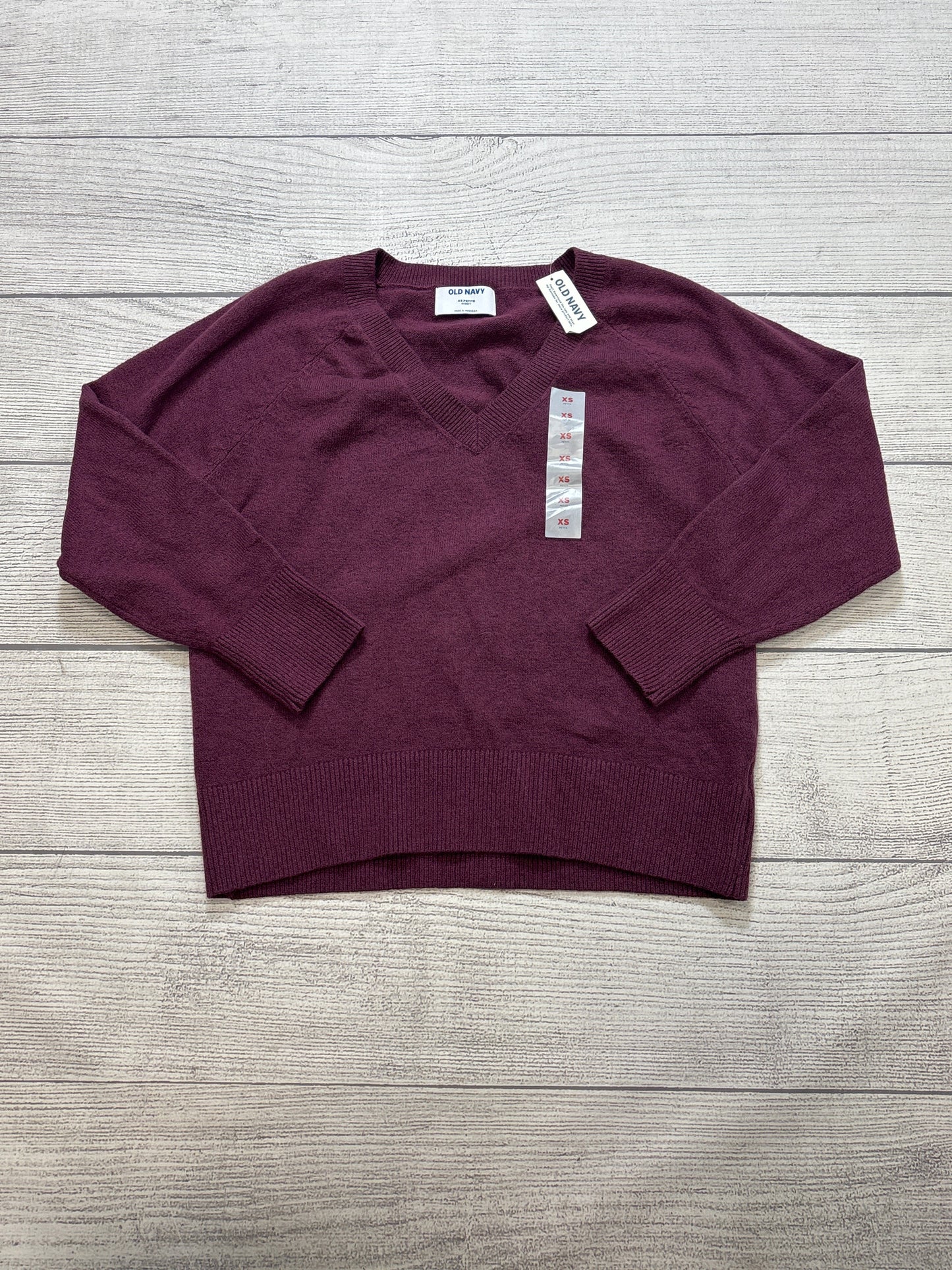 Sweater By Old Navy In Red, Size: Xsp