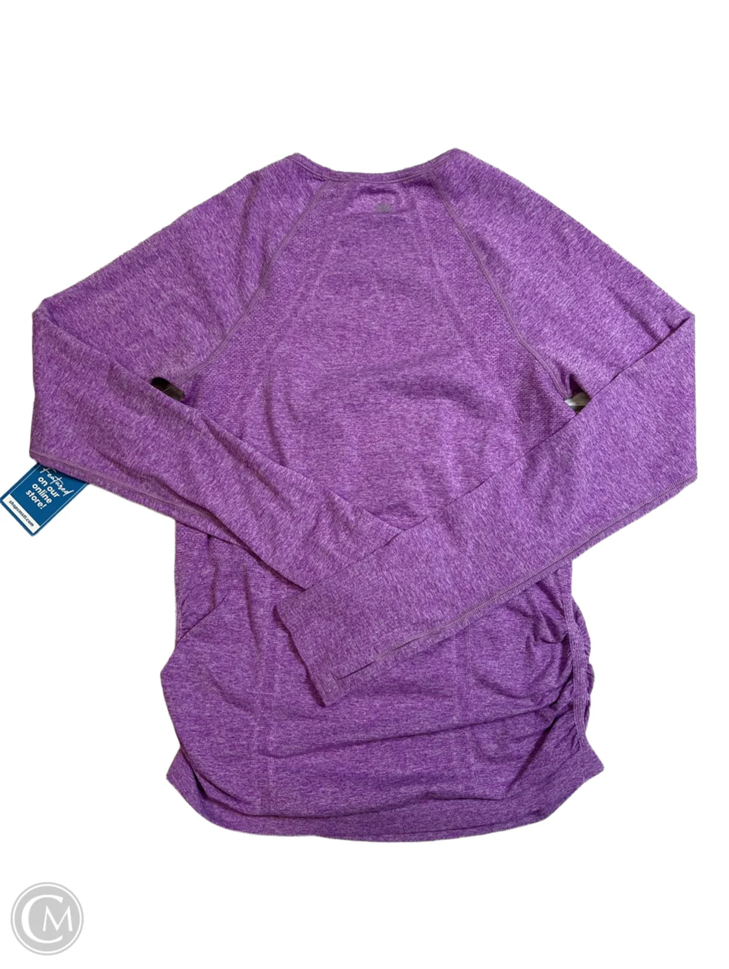 Athletic Top Long Sleeve Crewneck By Athleta In Purple, Size: S