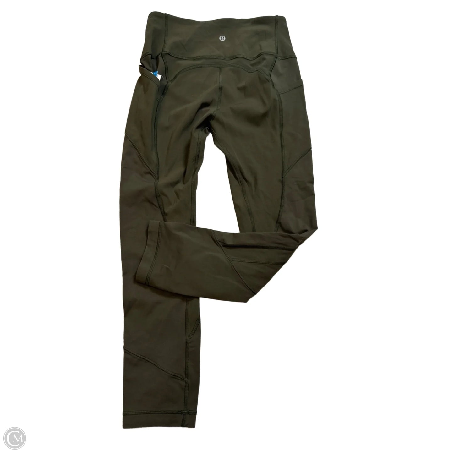 Athletic Capris By Lululemon In Green, Size: 6