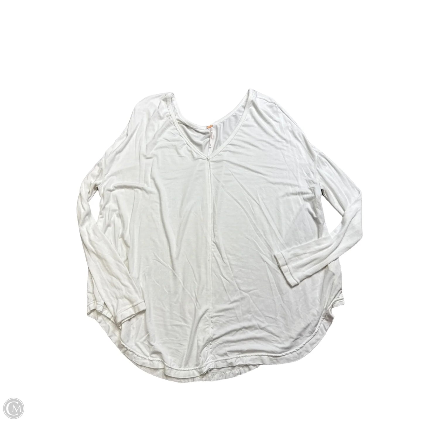 Top Long Sleeve By Free People In White, Size: S