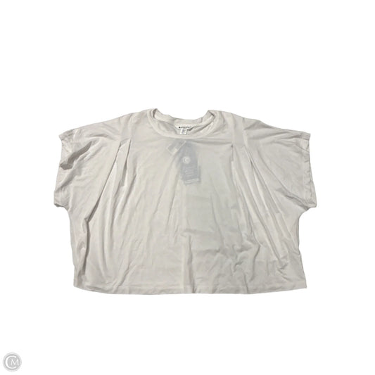 Athletic Top Short Sleeve By Athleta In White, Size: 1x