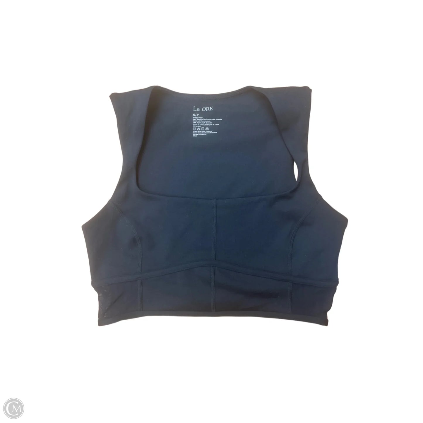 Athletic Tank Top By Le Ore In Black, Size: S