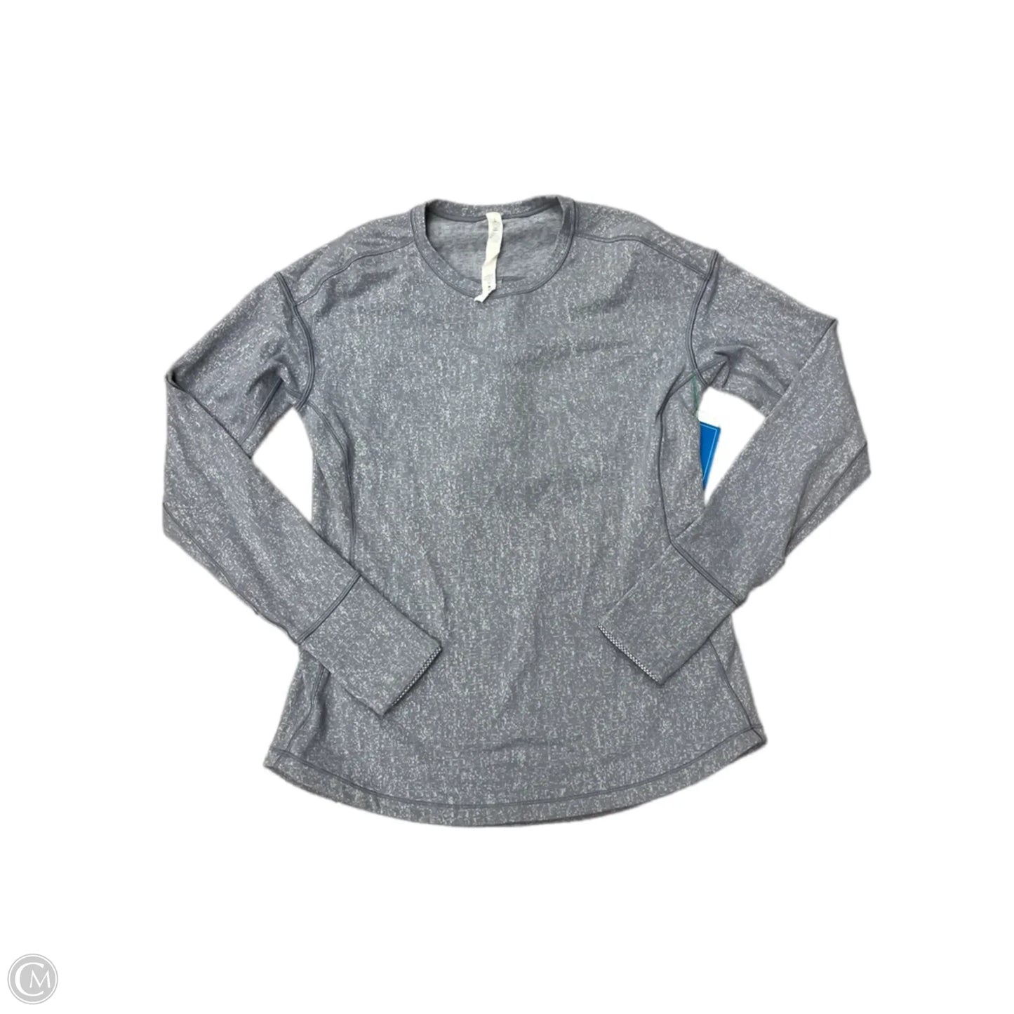 Athletic Top Long Sleeve Crewneck By Lululemon In Grey, Size: 6