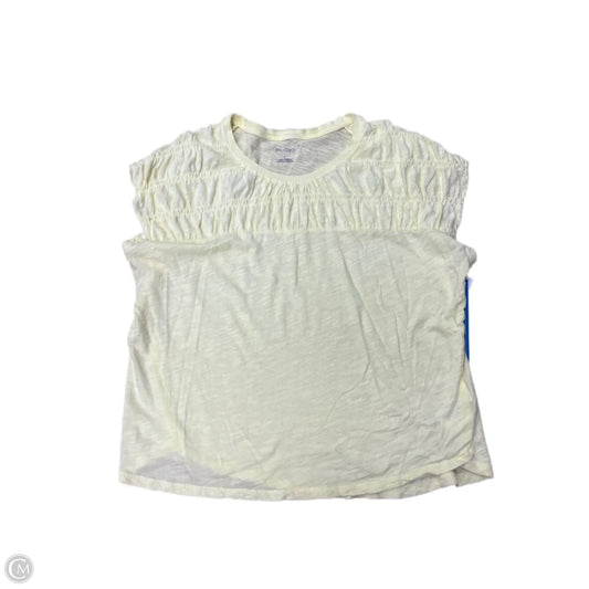 Top Short Sleeve By Pilcro In Yellow, Size: S