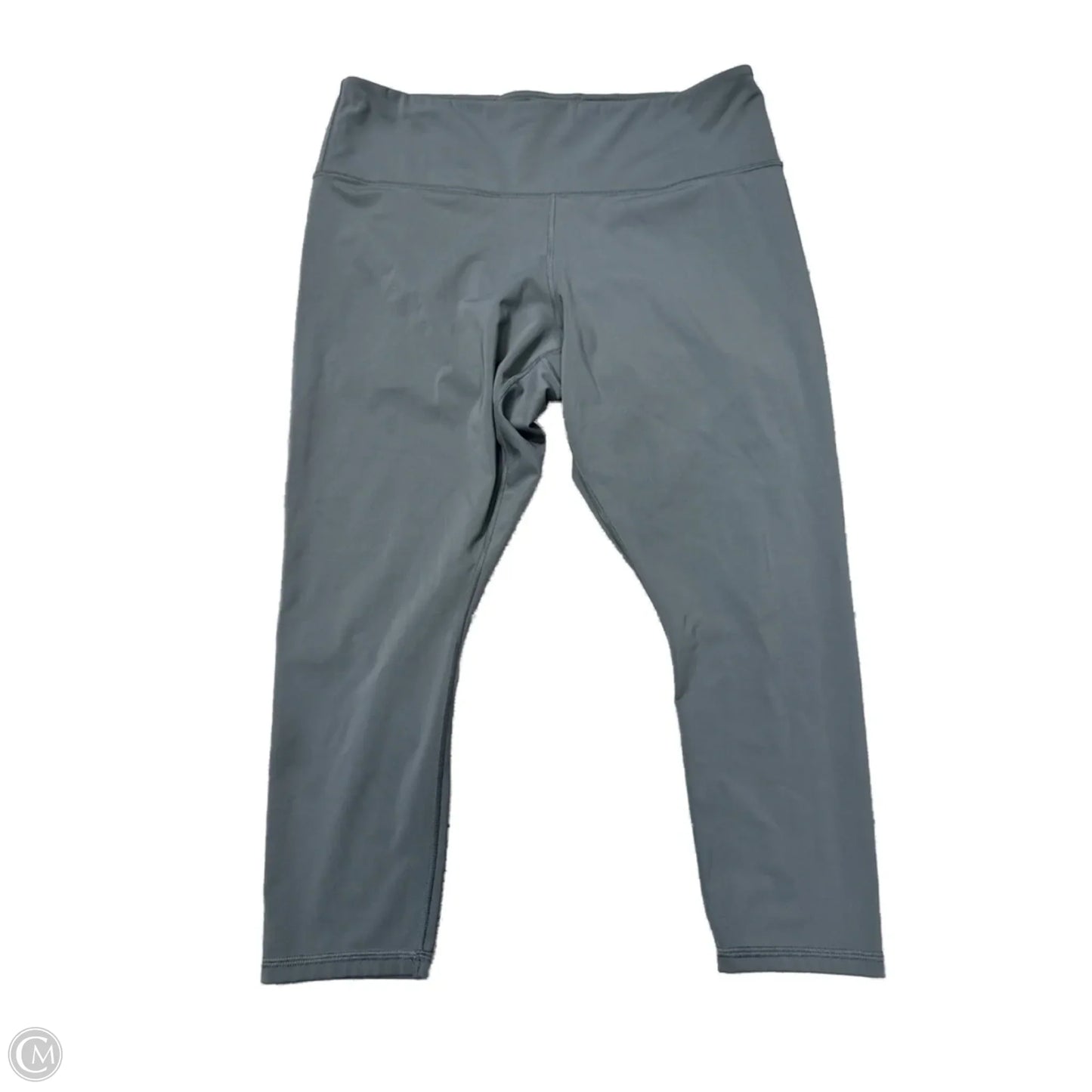 Athletic Capris By Athleta In Grey, Size: 2x