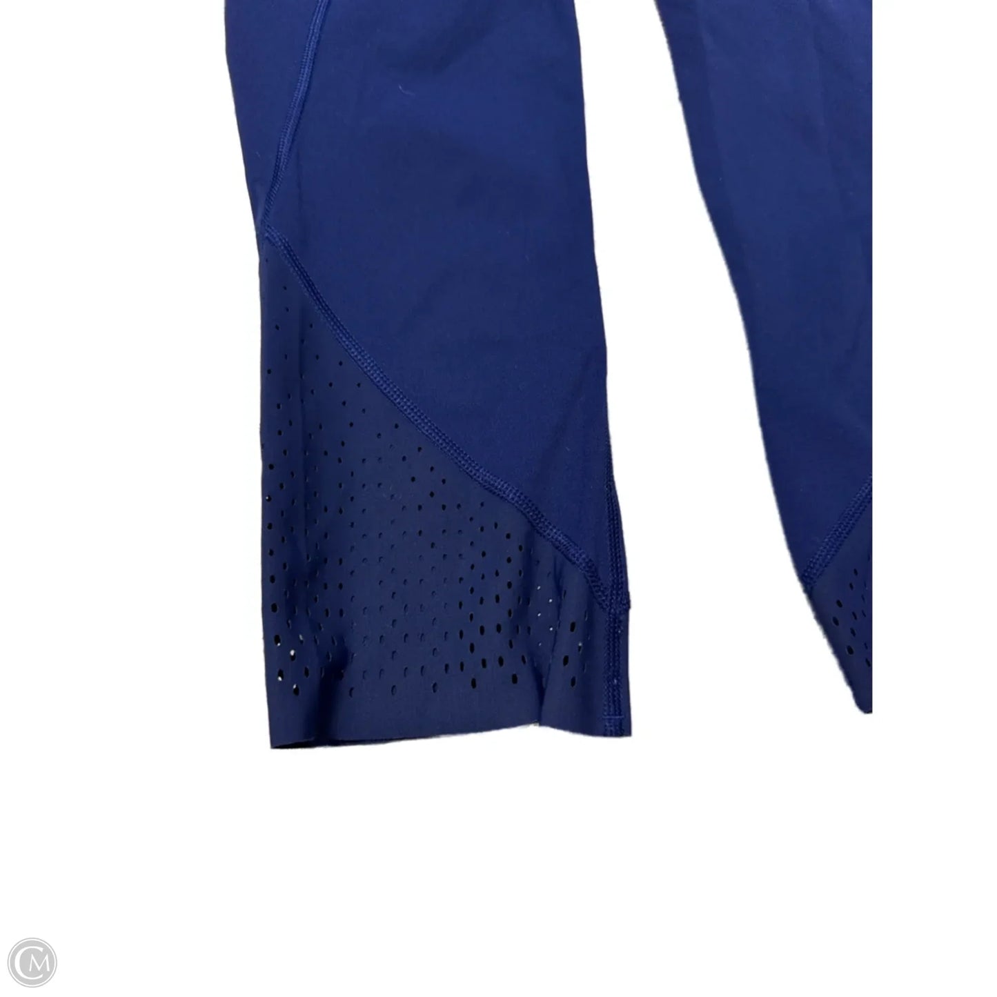 Athletic Capris By Lululemon In Blue, Size: 6