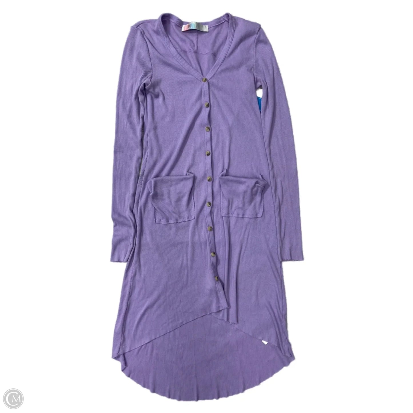 Cardigan By Free People In Purple, Size: S
