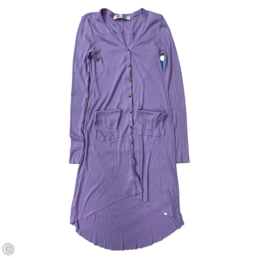 Cardigan By Free People In Purple, Size: S