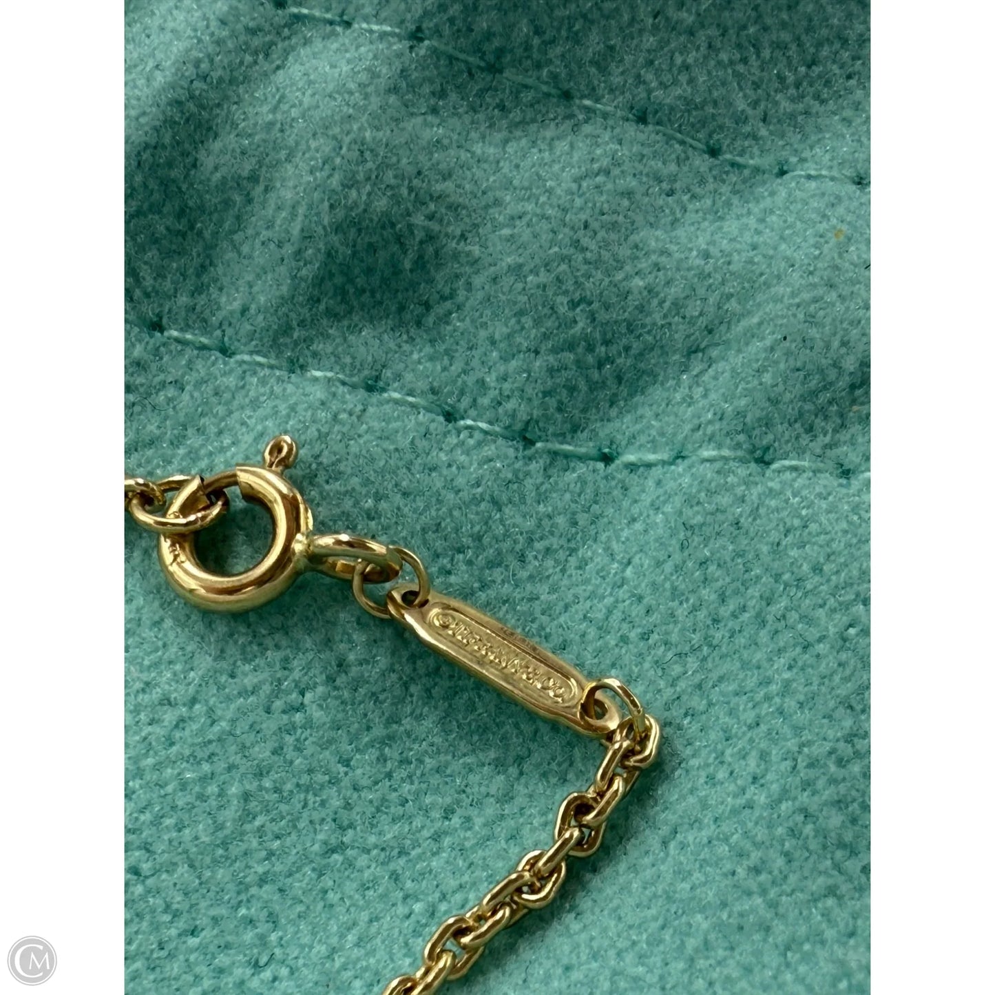 Tiffany & Company 18K Hardware Double Link Luxury Bracelet, SIZE: 6”