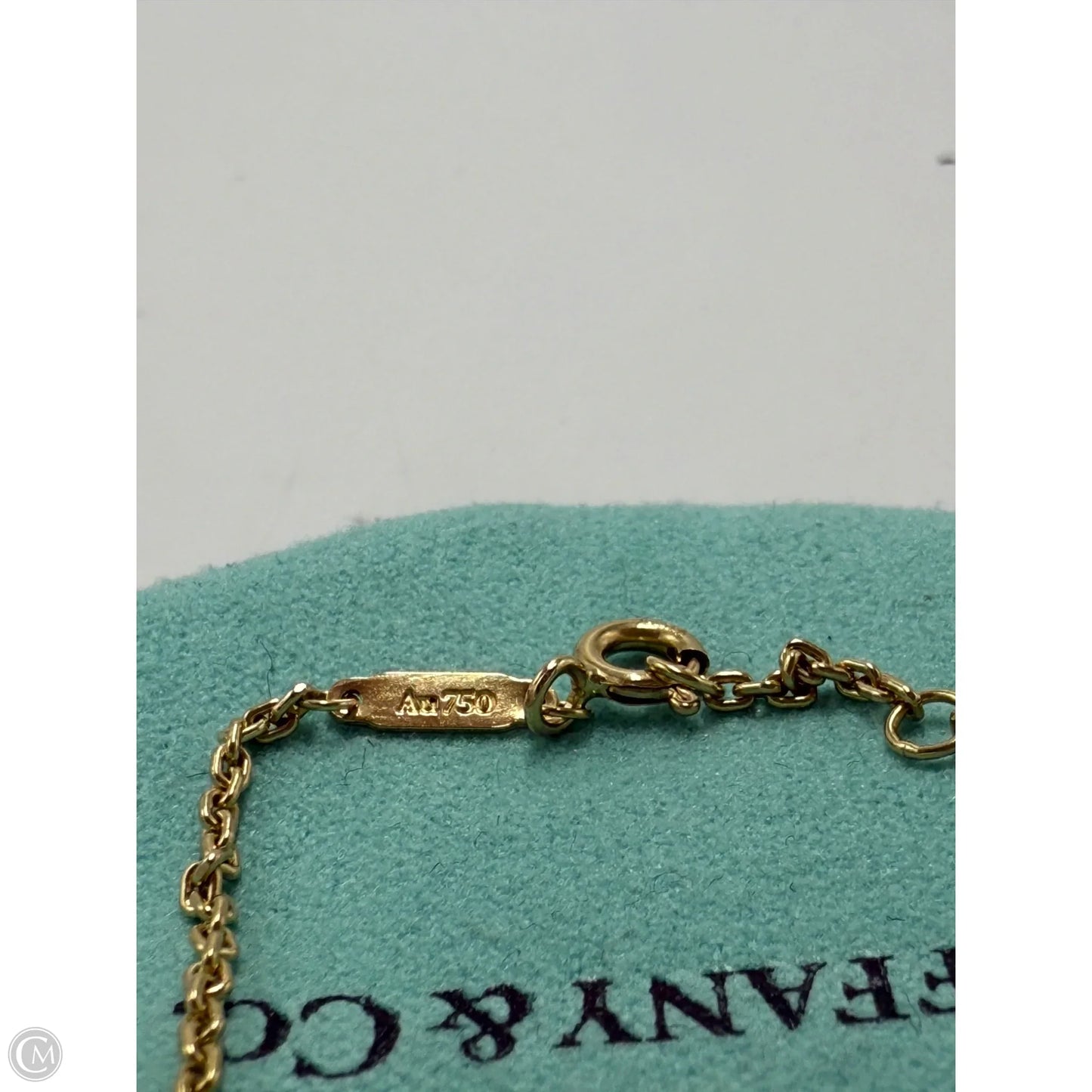 Tiffany & Company 18K Hardware Double Link Luxury Bracelet, SIZE: 6”