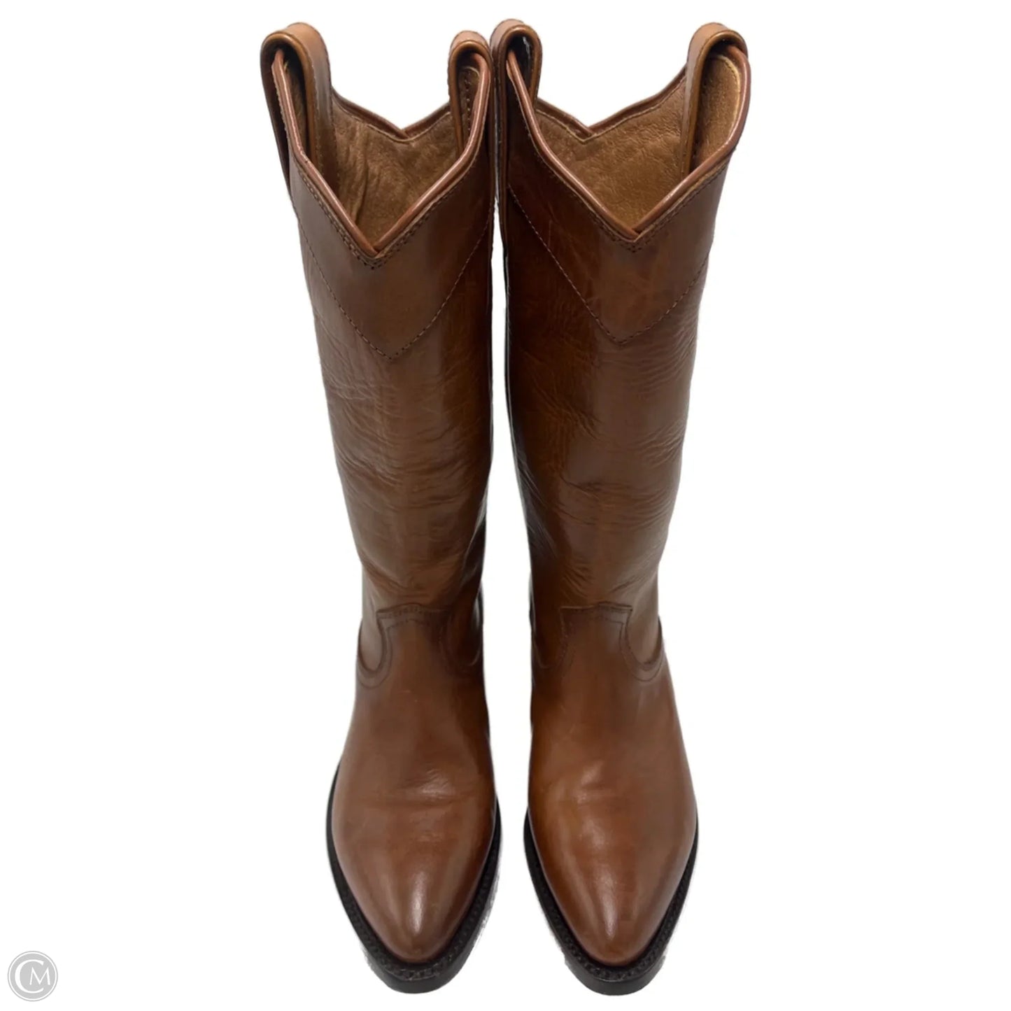 Boots Designer By Frye In Brown, Size: 6