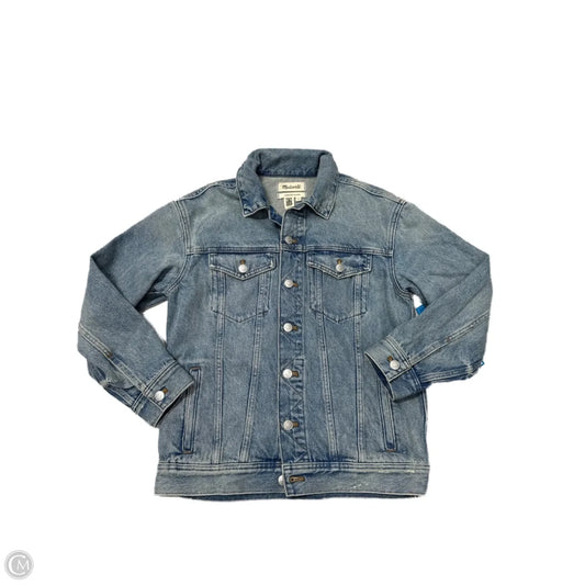 Jacket Denim By Madewell In Blue Denim, Size: Xxs