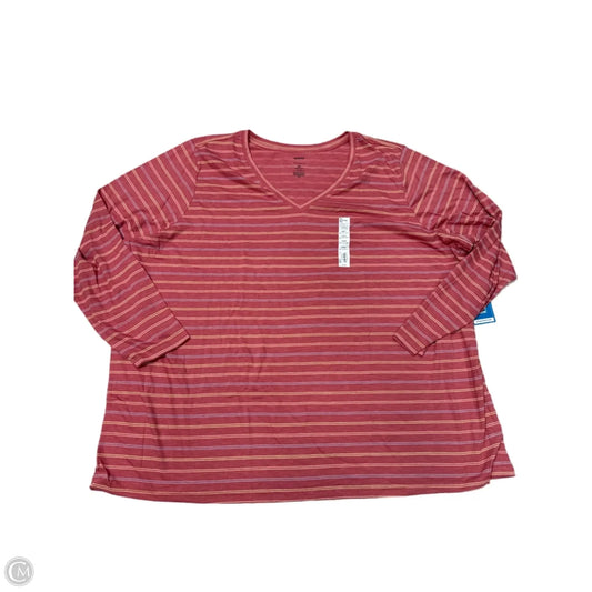 New! Top Long Sleeve By Sonoma In Red, Size: 5x