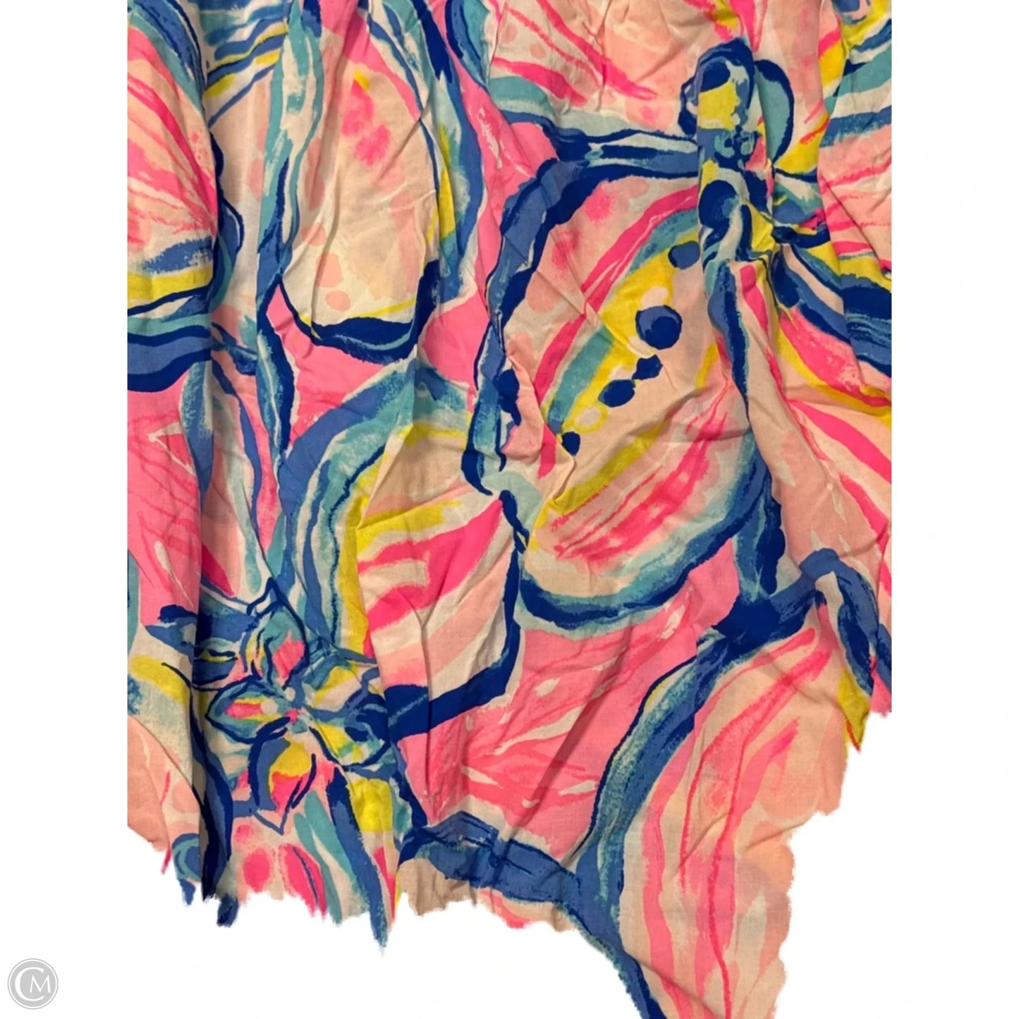 Top Short Sleeve Designer By Lilly Pulitzer In Multi-colored, Size: S