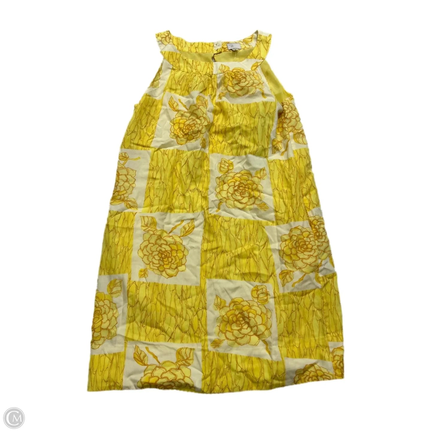 Dress Casual Short By Anthropologie In Yellow, Size: M