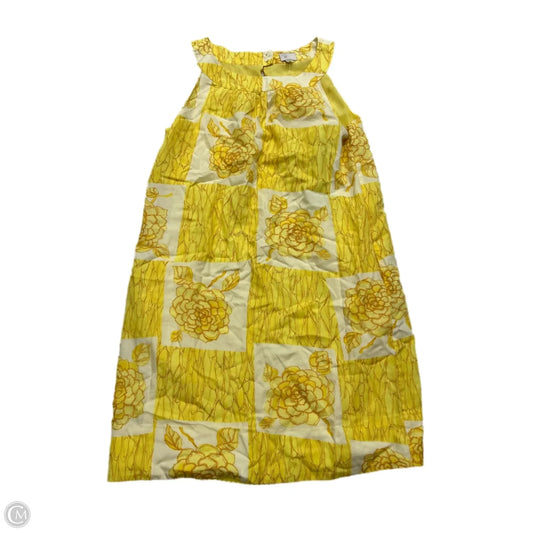 Dress Casual Short By Anthropologie In Yellow, Size: M