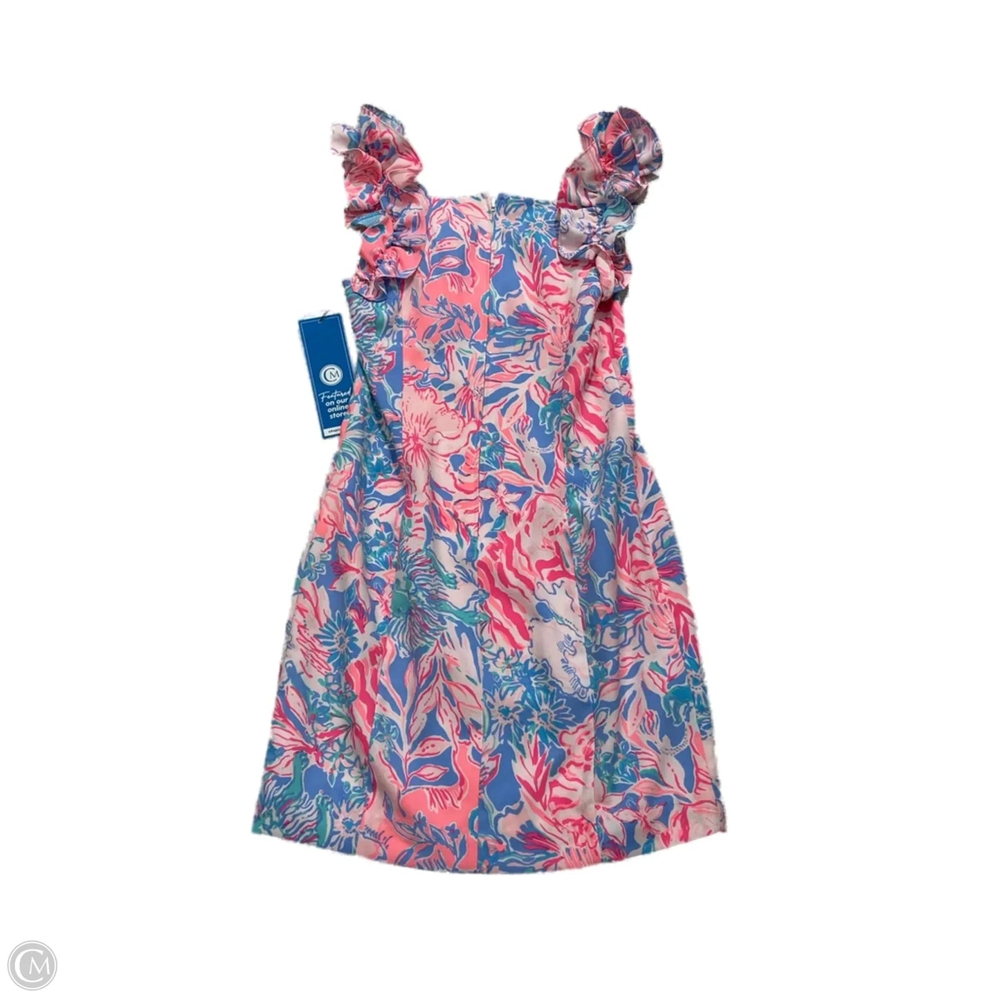 Dress Designer By Lilly Pulitzer In Blue & Pink, Size: Xs