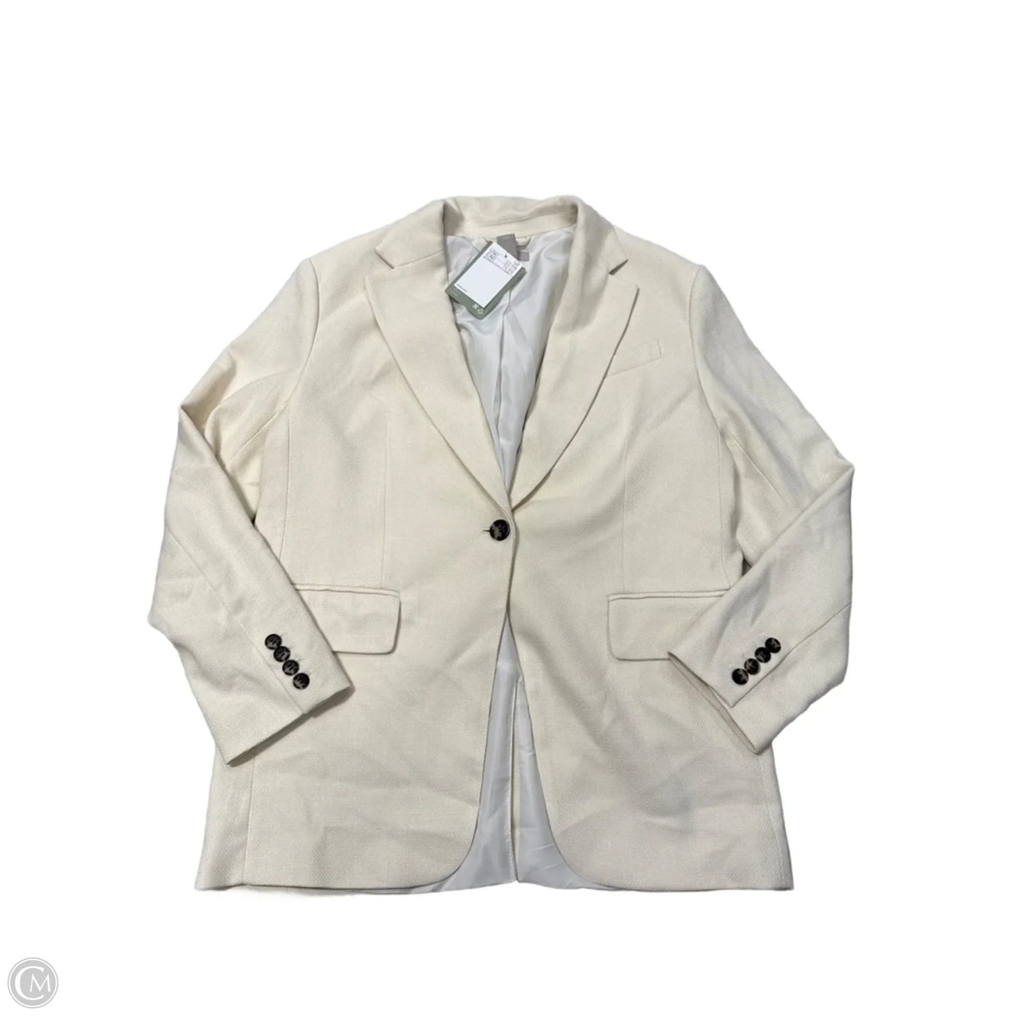 New! Blazer By H&m In Cream, Size: S