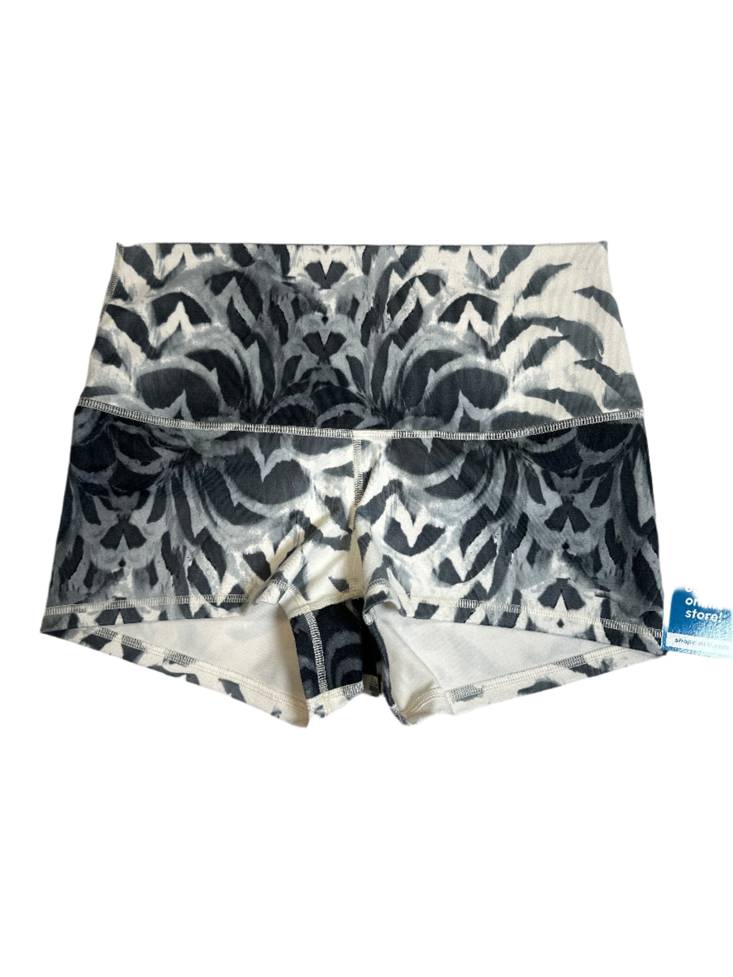 Athletic Shorts By Lululemon In Black & White, Size: M