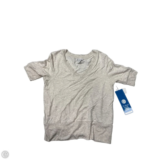 Top Short Sleeve By Athleta In Cream, Size: Sp