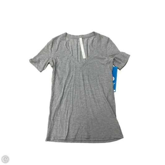 Top Short Sleeve Basic By Lululemon In Grey, Size: 2