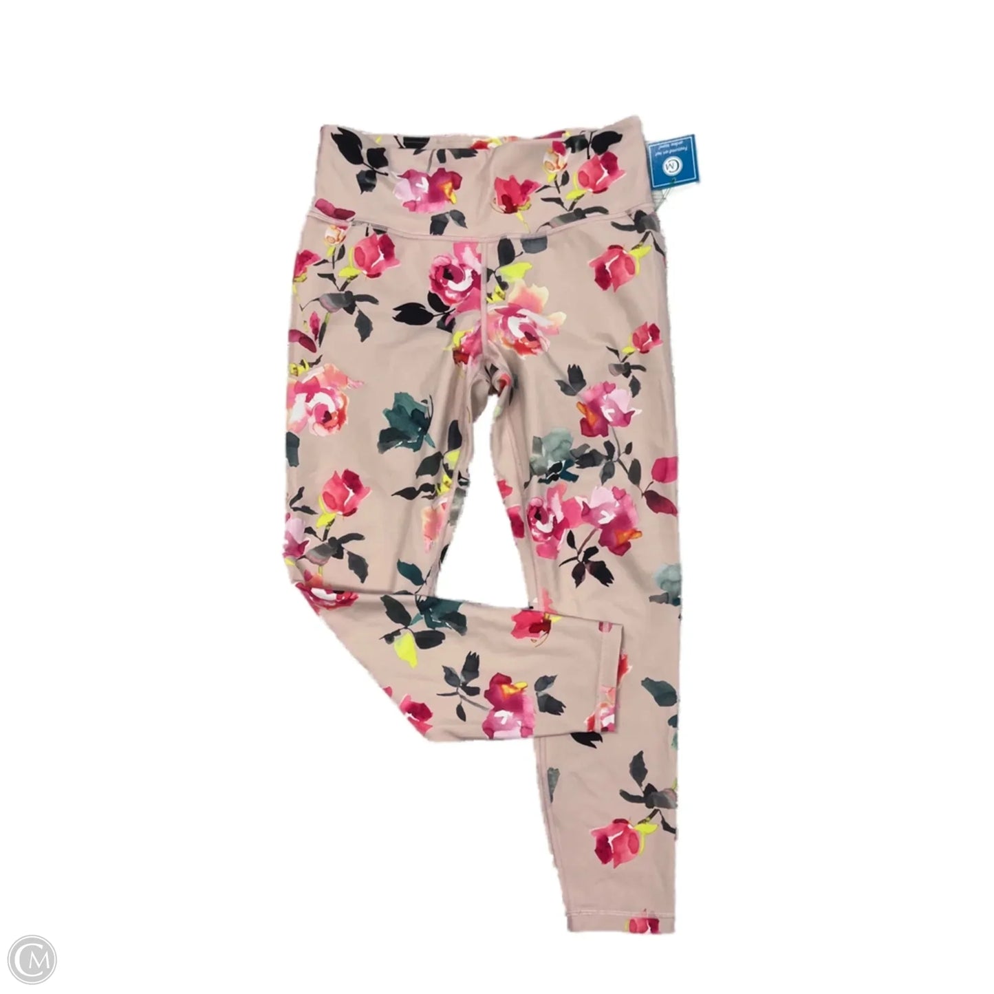 Athletic Leggings By Athleta In Pink, Size: M