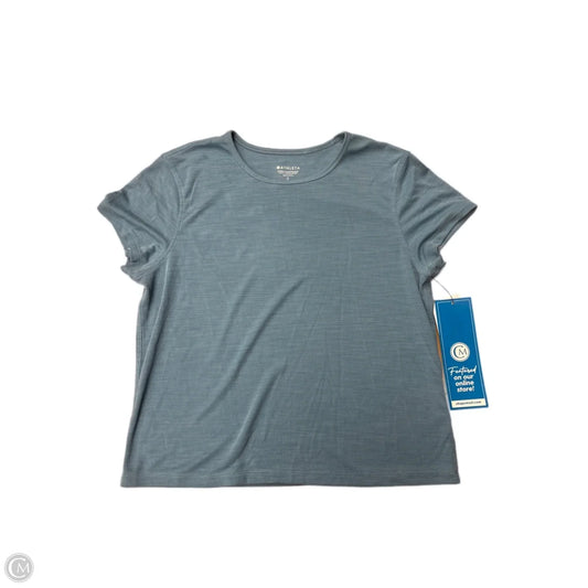 Top Short Sleeve By Athleta In Blue, Size: Sp