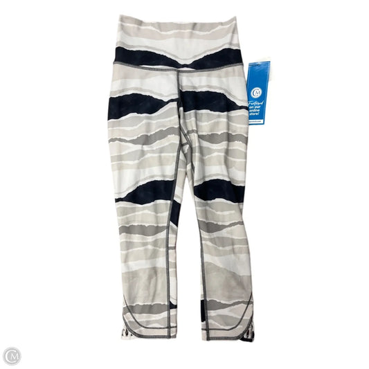 Athletic Capris By Lululemon In Cream & Tan, Size: S