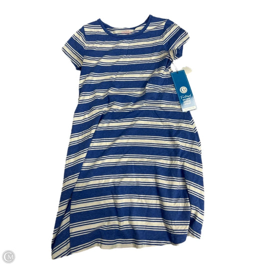 Dress Casual Short By Vineyard Vines In Blue & White, Size: Xxs