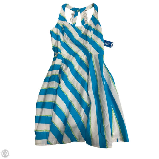 Dress Designer By Lilly Pulitzer In Blue & White, Size: S