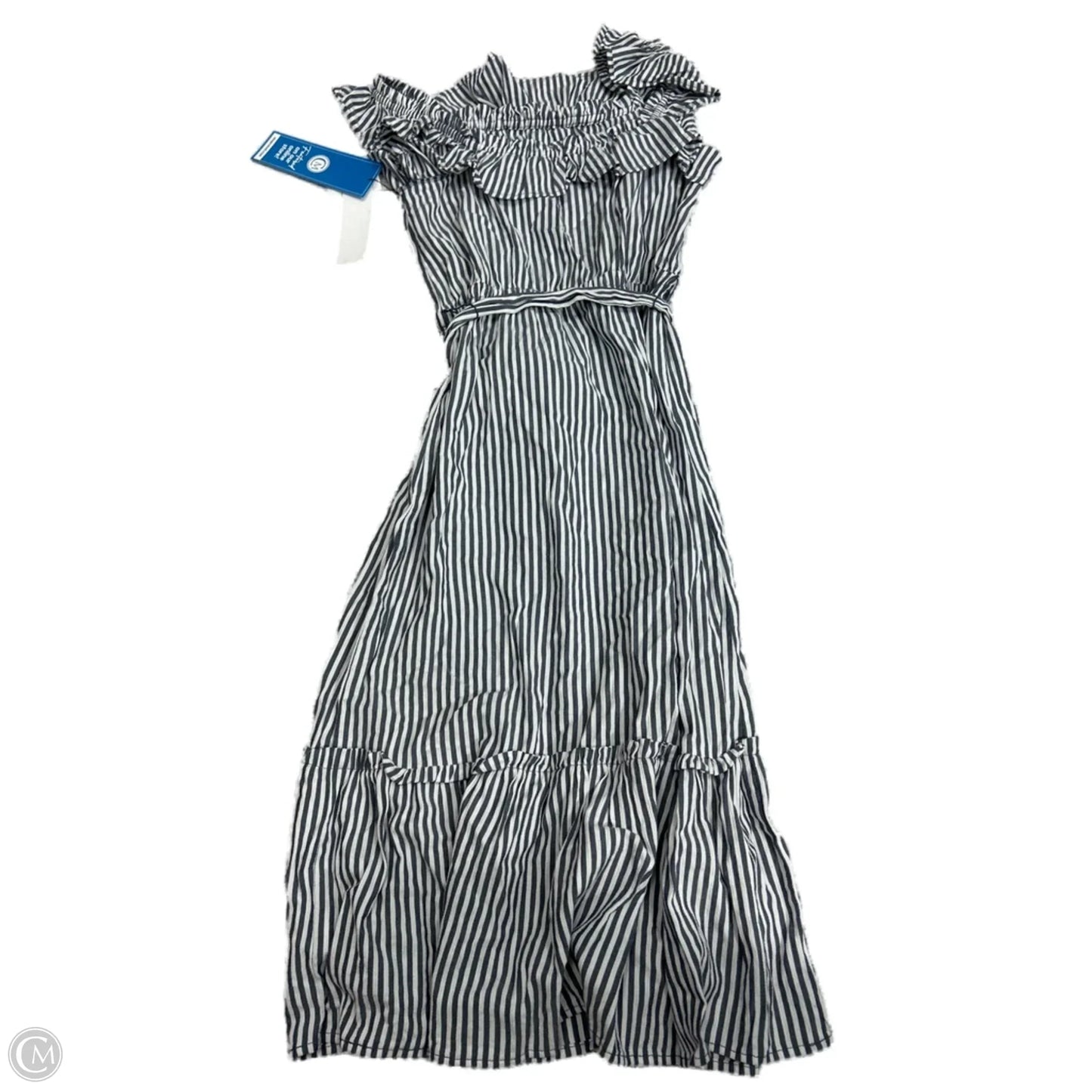 Dress Designer By Michael Kors In Striped Pattern, Size: Xs