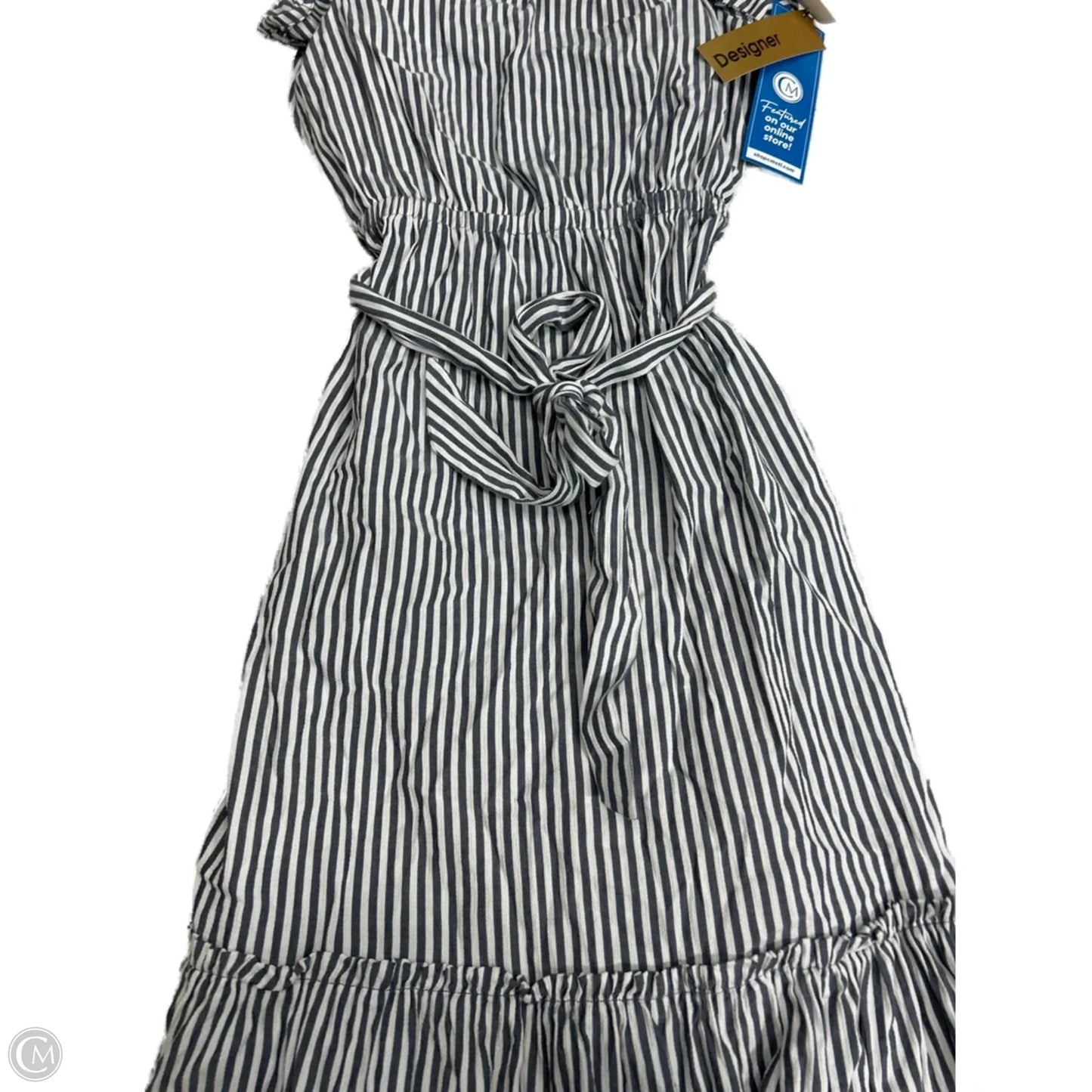 Dress Designer By Michael Kors In Striped Pattern, Size: Xs