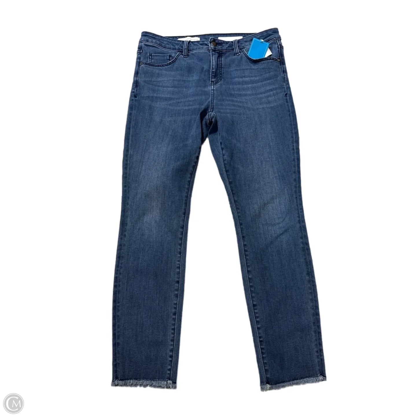 Jeans Skinny By Pilcro In Blue Denim, Size: 12