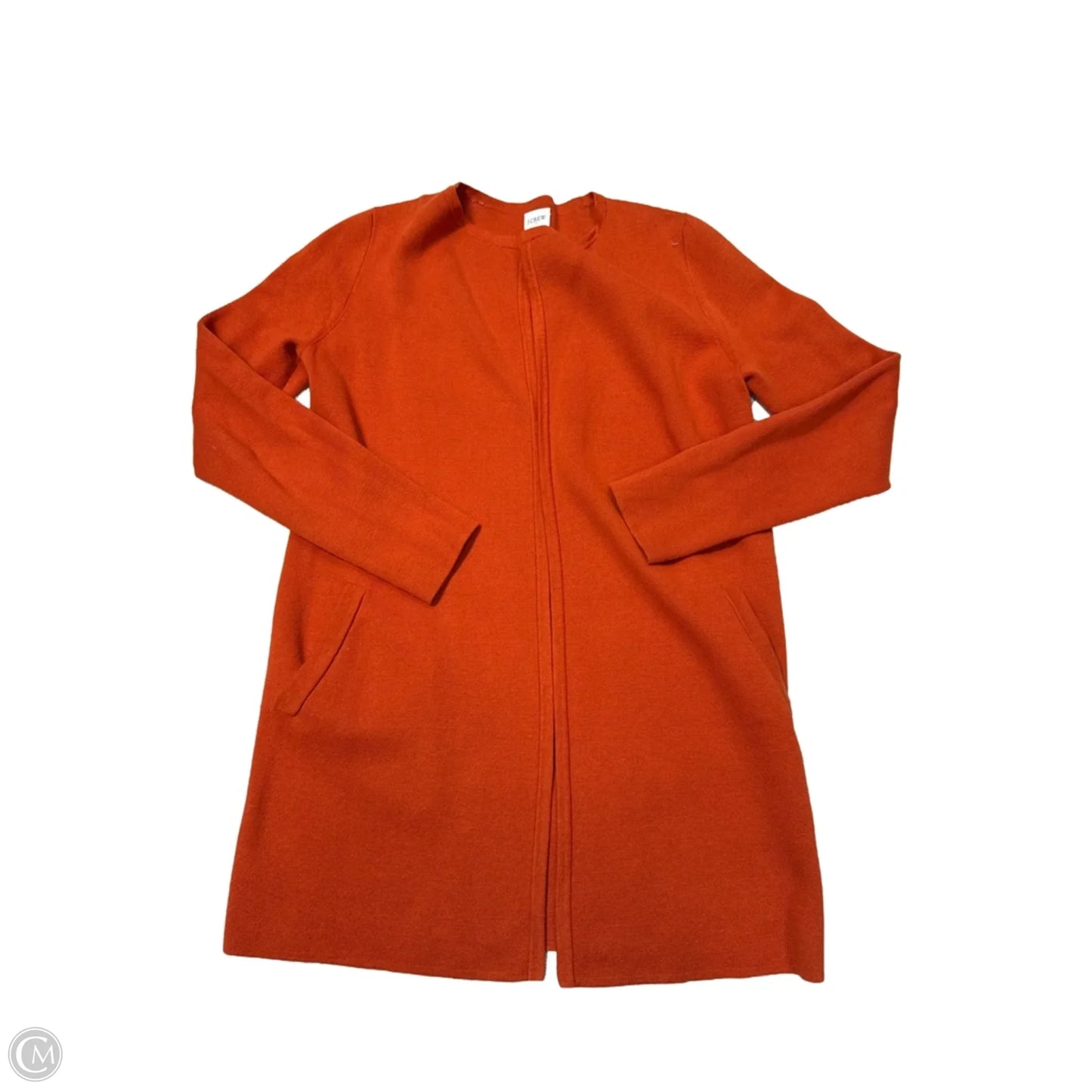Sweater Cardigan By J. Crew In Orange, Size: Xxs